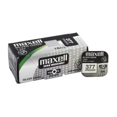 Батерия Maxell 377/376/SR626SW/G4 Mini Silver Battery