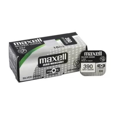 Батерия Maxell 390/389/SR1130SW/G10 Mini Silver Battery