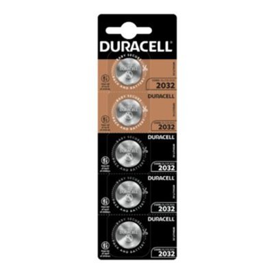 ЛИТИЕВИ БАТЕРИИ DURACELL CR2032 DL2032 ECR2032 3V 5 БР./БЛ.
