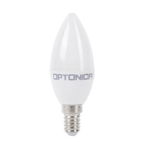 LED КЕНДЪЛ 5.5W E14 450LM OPTONICA C37 220-240V 6000К