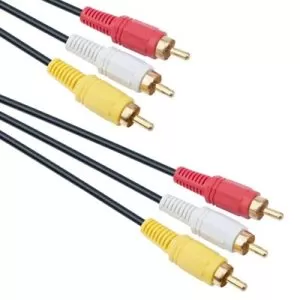 Кабел DeTech 1.5м, 3RCA - 3 чинча / 3 чинча, High Quality