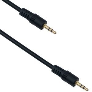 Аудио кабел DeTech 1.5м, 3.5mm / 3.5mm M-M, High Quality