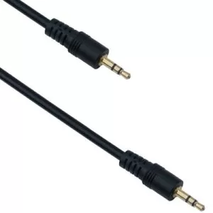 Аудио кабел DeTech 1.5м, 3.5mm / 3.5mm M-M, High Quality