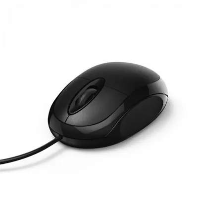 ОПТИЧНА МИШКА HAMA MC-100, КАБЕЛ 1.3 М, USB, 1000 DPI, 3 БУТОНА, ЧЕРЕН