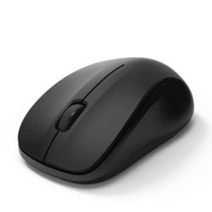 БЕЗЖИЧНА МИШКА HAMA MW-300 V2, ОПТИЧНА, 3-БУТОННА, ТИХА, USB, ЧЕРЕН