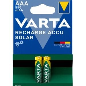 VARTA SOLAR  R03/AAA 550 mAh NiMH АКУМУЛАТОРНИ БАТЕРИИ 2БР./БЛ.