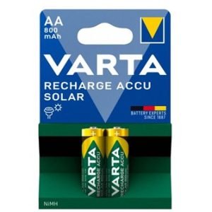 VARTA SOLAR  R6/AA 800 mAh NiMH АКУМУЛАТОРНИ БАТЕРИИ 2БР./БЛ.