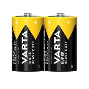 VARTA SUPER HEAVY DUTY R20/D ЦИНКОВИ УСИЛЕНИ БАТЕРИИ 2 БР./ФОЛИО (Superlife)