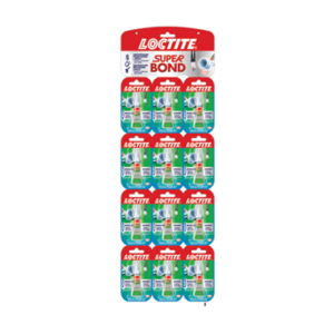 СЕКУНДНО ЛЕПИЛО LOCTITE SUPER BOND 3 гр. 12 БР/БЛИСТЕР