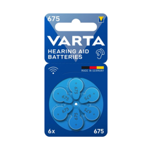 VARTA 675/PR675/PR44 батерии за слухови апарати 6БР./БЛ.