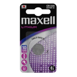 ЛИТИЕВА БАТЕРИЯ MAXELL CR1220 3V Lithium battery 1БР./БЛ.