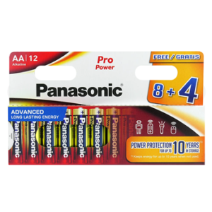 PANASONIC ALKALINE PRO POWER LR6/AA АЛКАЛНИ БАТЕРИИ 12 БР./БЛ.