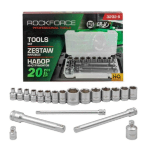 ROCKFORCE КОМПЛЕКТ ВЛОЖКИ 6-22 мм 3/8 20 ЧАСТИ