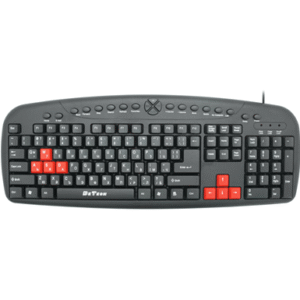 Мултимедийна клавиатура DeTech DE6087, USB, Кирилизирана, Черен